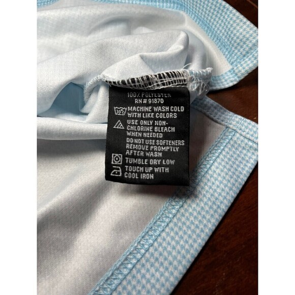 Pebble Beach Polo Shirt Mens XL Blue Short Sleeve Dry-Luxe Performance - Picture 3 of 5